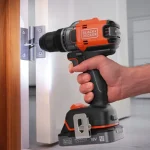 מקדחה/מברגה נטענת 18V ללא פחמים – גוף בלבד דגם BLD682XN-XJ מבית BLACK+DECKER
