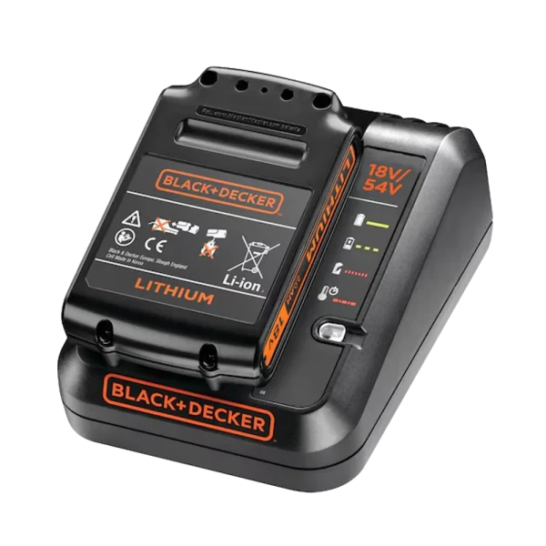 סוללת 18V 2.0Ah ומטען דגם BDC2A20-QW מבית BLACK&DECKER