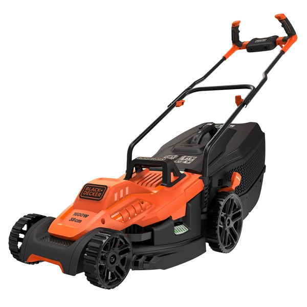 מכסחת דשא חשמלית Black+Decker BEMW471BH – רוחב כיסוח 38 ס"מ, מנוע 1600W