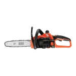 מסור שרשרת נטען Black+Decker GKC1825L20 – להב 25 ס"מ