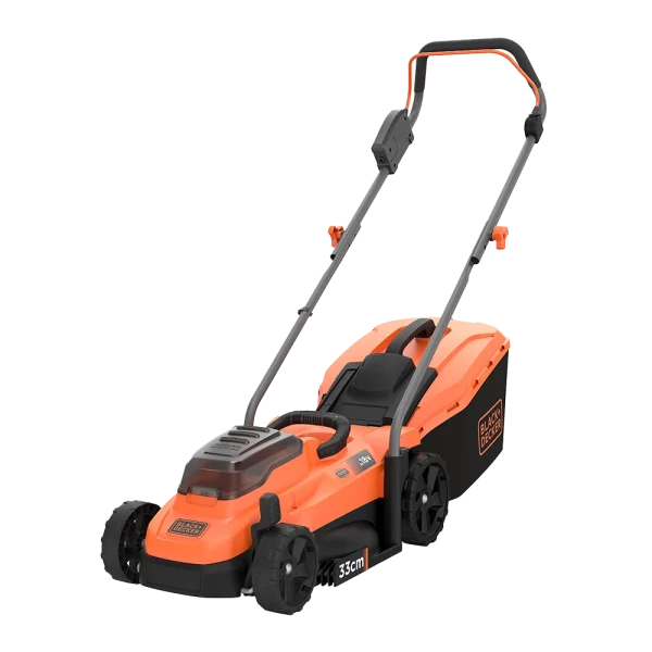 מכסחת דשא נטענת Black+Decker BCMW3318N – רוחב כיסוח 33 ס"מ