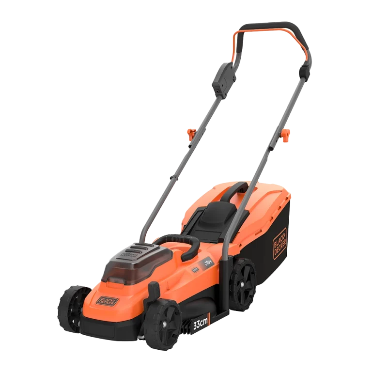 מכסחת דשא נטענת Black+Decker BCMW3318N – רוחב כיסוח 33 ס"מ