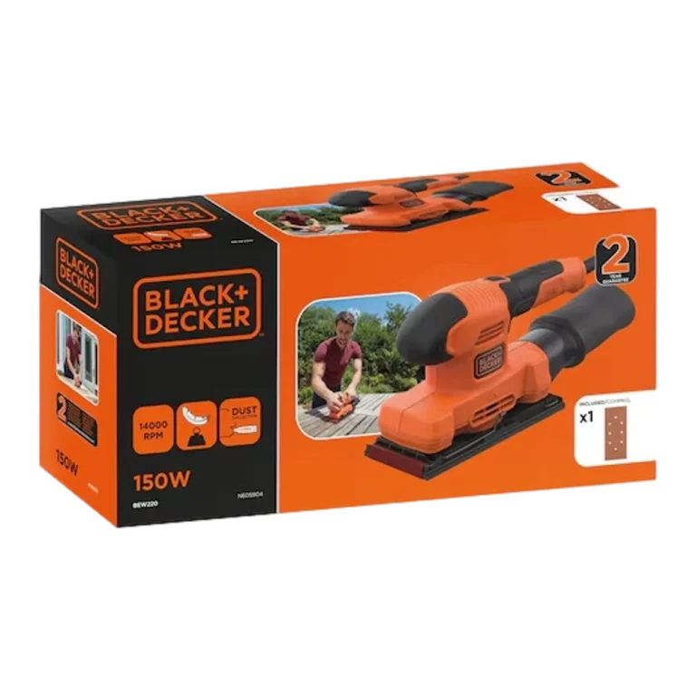 מלטשת חשמלית מלבנית BEW220-QS מבית BLACK&DECKER