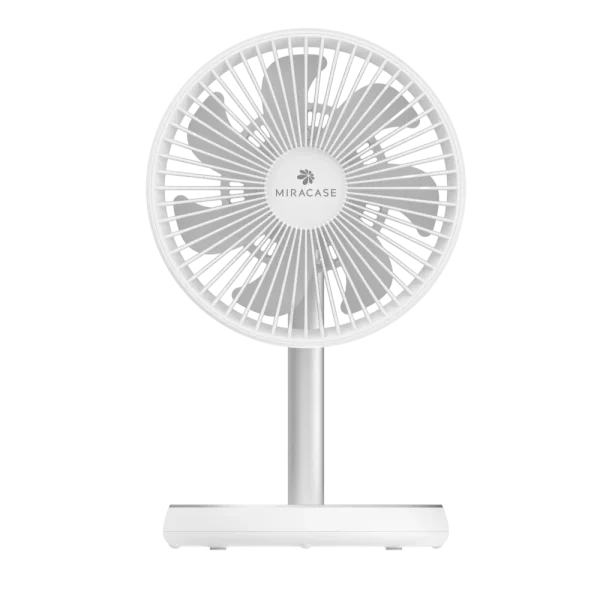 מאוורר מיני נטען בצבע לבן דגם MRMF750 מבית MIRACASE