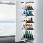 מזווה סיבובי חכם לארון גבוה דגם TOURBILLON PANTRY מבית HIGOLD