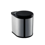 פח נירוסטה 14L לארון המטבח דגם S.S WASTEBIN מבית HIGOLD