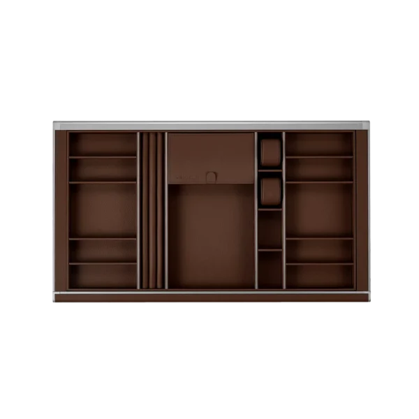 מגירת אחסון נשלפת לתכשיטים בצבע Premium Gray מסדרת B Series-Wardrobe Hardware מבית HIGOLD