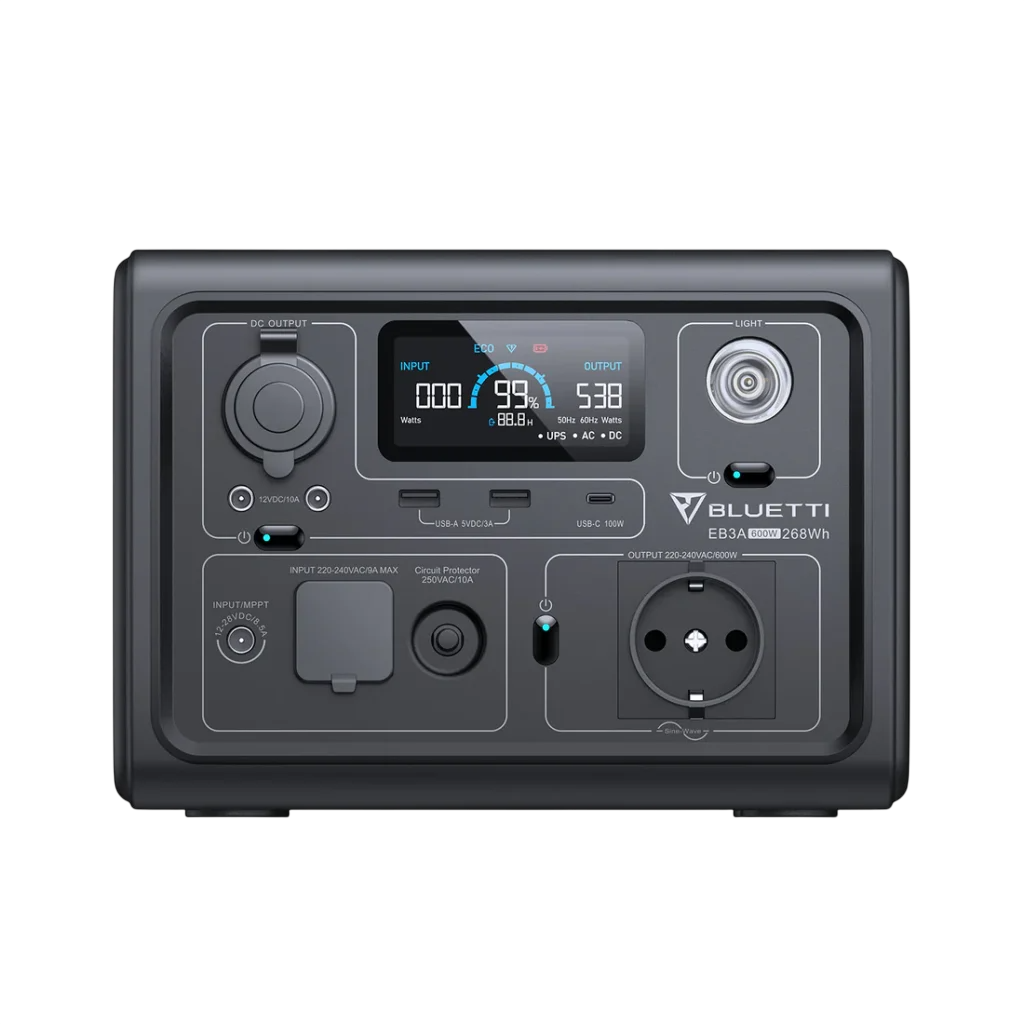 תחנת כוח ניידת BLUETTI EB3A | 600W 268Wh