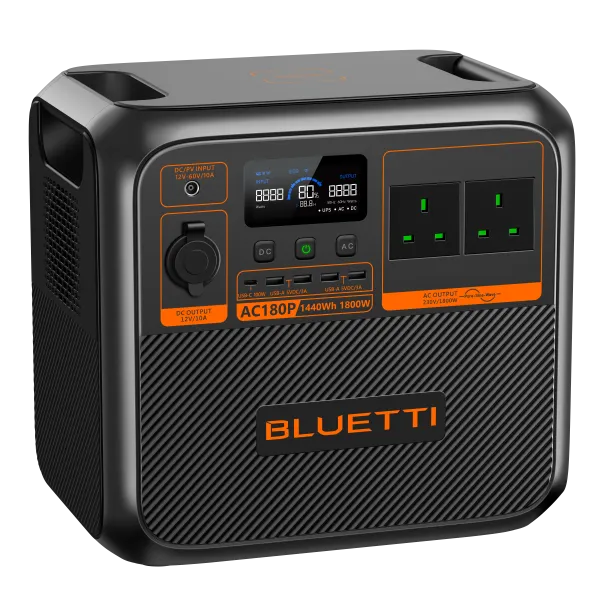 תחנת כוח ניידת BLUETTI AC180P | 1800W | 1440Wh