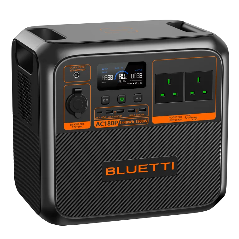 תחנת כוח ניידת BLUETTI AC180P | 1800W | 1440Wh
