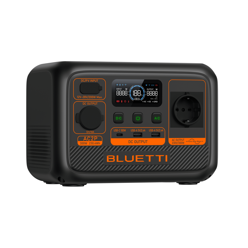 BLUETTI AC2P Portable Power Station | 300W 230.4Wh