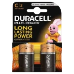 סט 2 סוללות C פלוס מבית דורסל-DURACELL