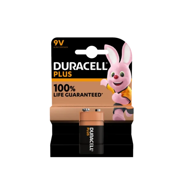סוללת 9V פלוס DURACELL