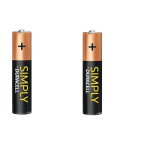 סט 2 סוללות AAA אלקליין Simply מבית Duracell