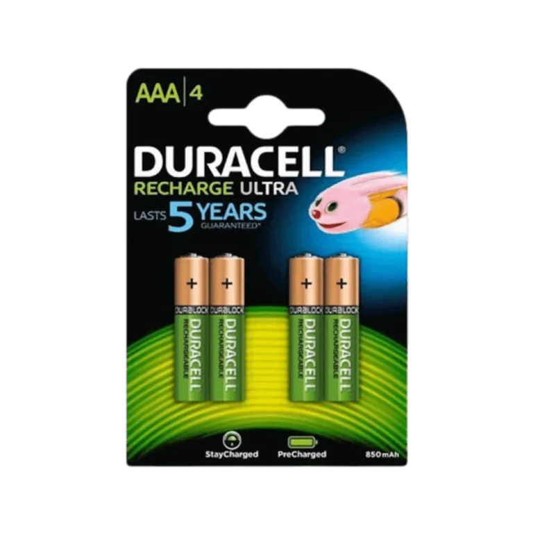 סט 4 סוללות AAA נטענות Duracell