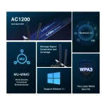 MA30E AC1200 Bluetooth PCIe מבית MERCUSYS
