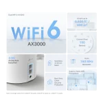 (3 באריזה) Deco X50 Pro AX3000 מבית TP-LINK