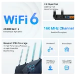 Archer AX55 Pro AX3000 Wi-Fi 6 Router מבית TP-LINK