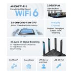 Archer AX80 AX6000 Wi-Fi 6 Router מבית TP-LINK