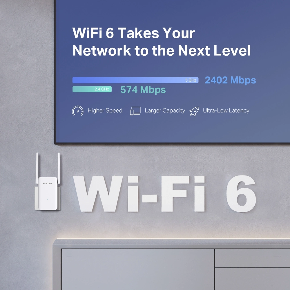 ME80X AX3000 Wi-Fi 6 מבית MERCUSYS