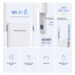 ME80X AX3000 Wi-Fi 6 מבית MERCUSYS