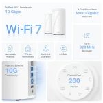 (2 יחידות) DECO BE85 BE19000 מבית TP-LINK