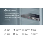 מתג PoE לא מנוהל DS1018GMP מבית OMADA