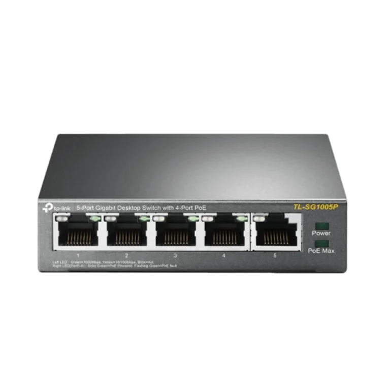 TL-SG1005P 5-Port Gigabit Switch מבית TP-LINK
