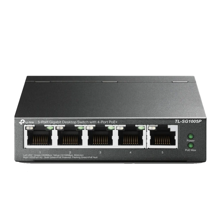 TL-SG1005P 5-Port Gigabit Switch מבית TP-LINK