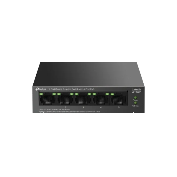 LS105GP 5-Port Gigabit Switch מבית TP-LINK