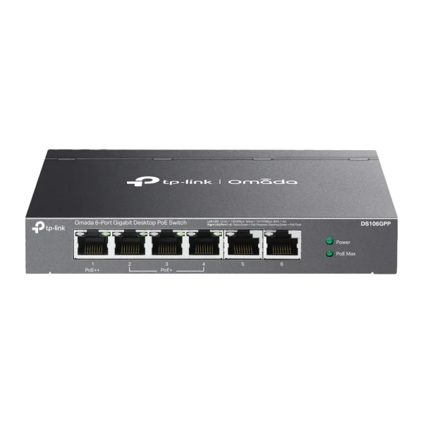 מתג PoE עם 6 פורטים DS106GPP מבית OMADA