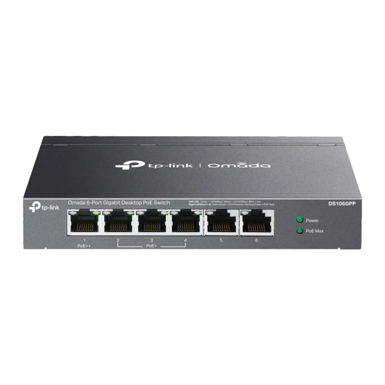 מתג PoE עם 6 פורטים DS106GPP מבית OMADA
