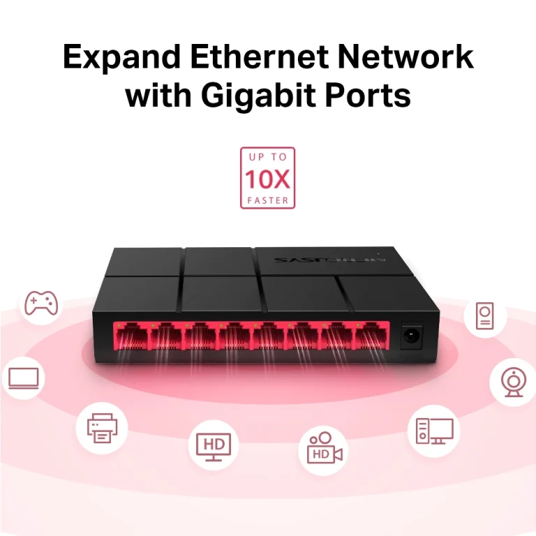 MS108G 8-Port Desktop Switch מבית MERCUSYS