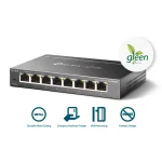 מתג 8 פורטים SG108E Gigabit מבית TP-LINK