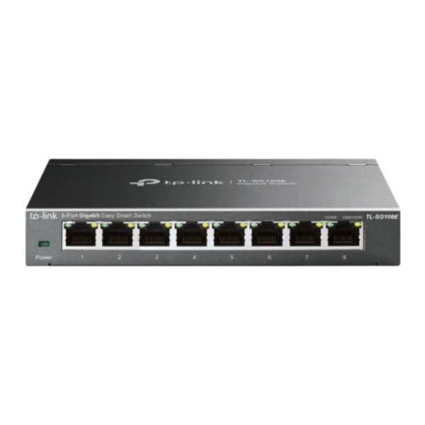 מתג 8 פורטים SG108E Gigabit מבית TP-LINK