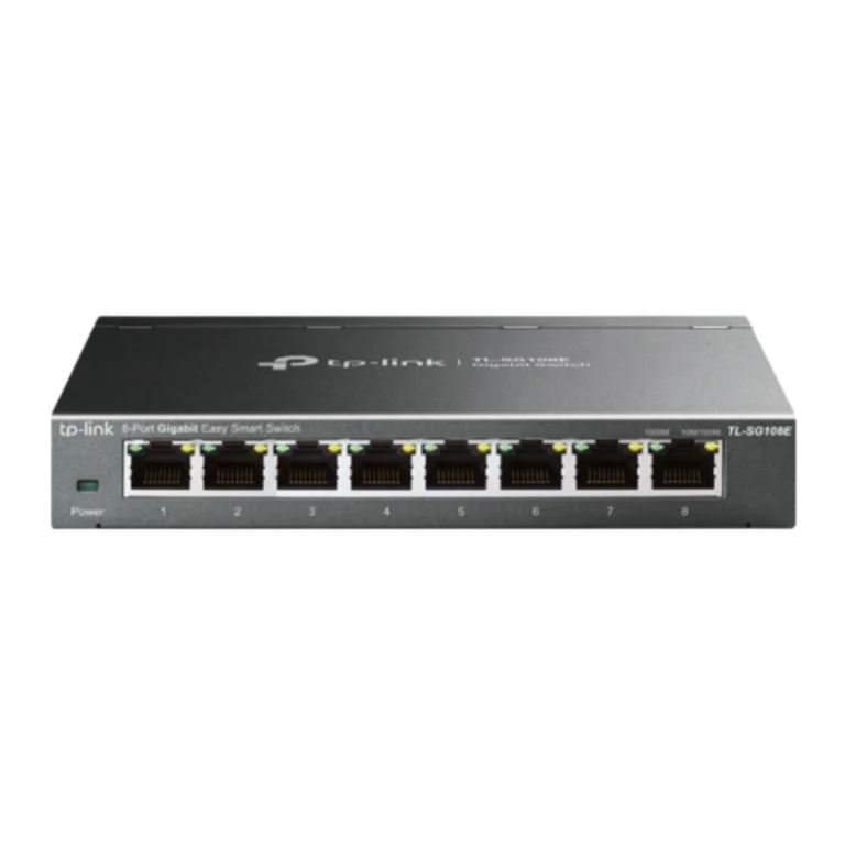 מתג 8 פורטים SG108E Gigabit מבית TP-LINK