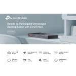 מתג שולחני +DS110GMP PoE מבית OMADA