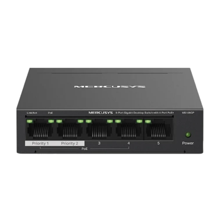 מתג MS105GP 5-P Gigabit מבית MERCUSYS 