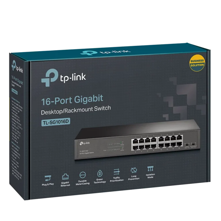 TL-SG1016D 16-Port Switch מבית TP-LINK