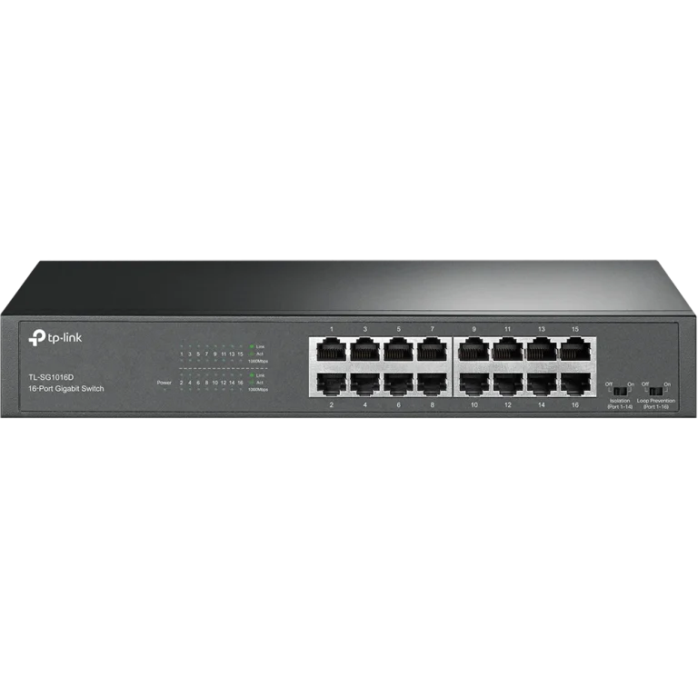 TL-SG1016D 16-Port Switch מבית TP-LINK