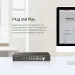 MS116GS 16-P Gigabit Switch מבית MERCUSYS