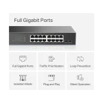 MS116GS 16-P Gigabit Switch מבית MERCUSYS