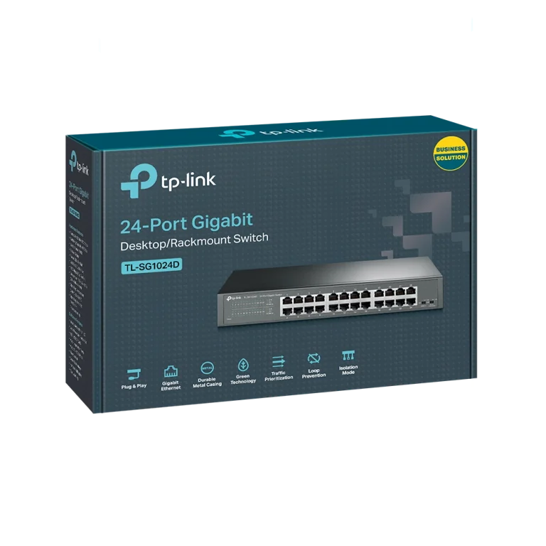 TL-SG1024D 24-Port Gigabit Switch מבית TP-LINK