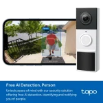 פעמון וידאו אלחוטי Tapo D210 3MP מבית TP-LINK