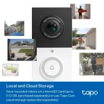 פעמון וידאו אלחוטי Tapo D210 3MP מבית TP-LINK