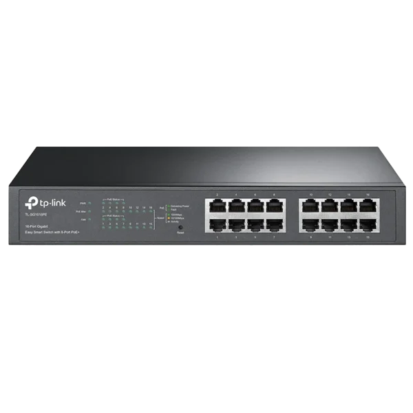 SG1016PE 16-Port Gigabit Switch מבית TP-LINK