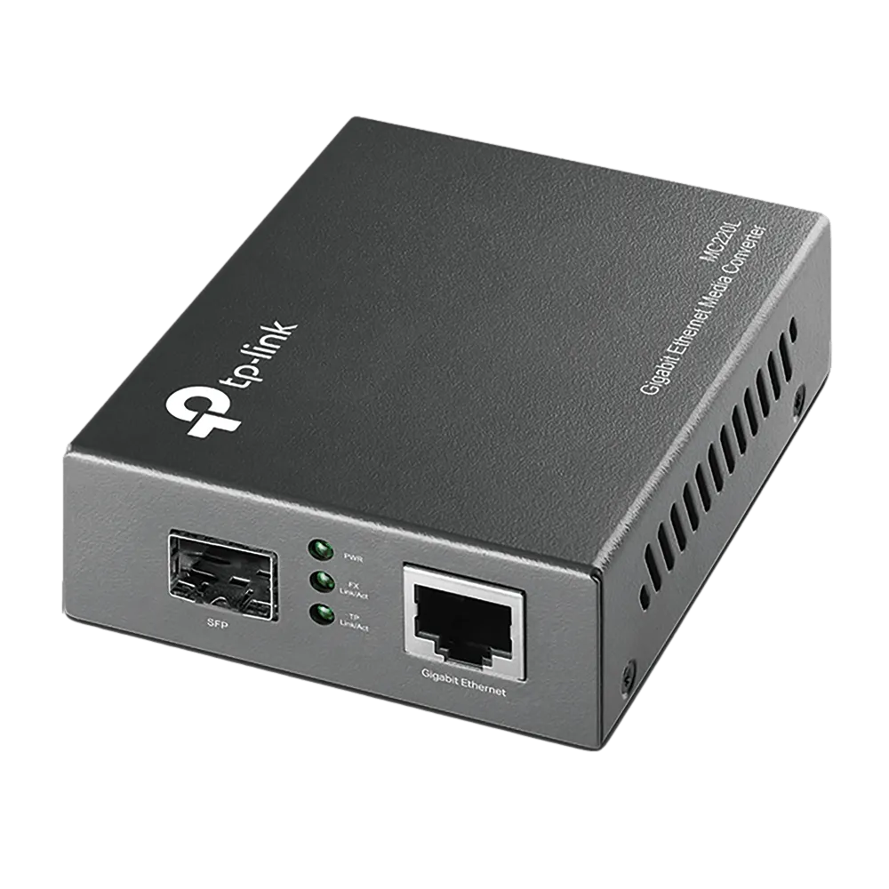 ממיר אופטי MC220L SFP-GIGA LAN מבית OMADA