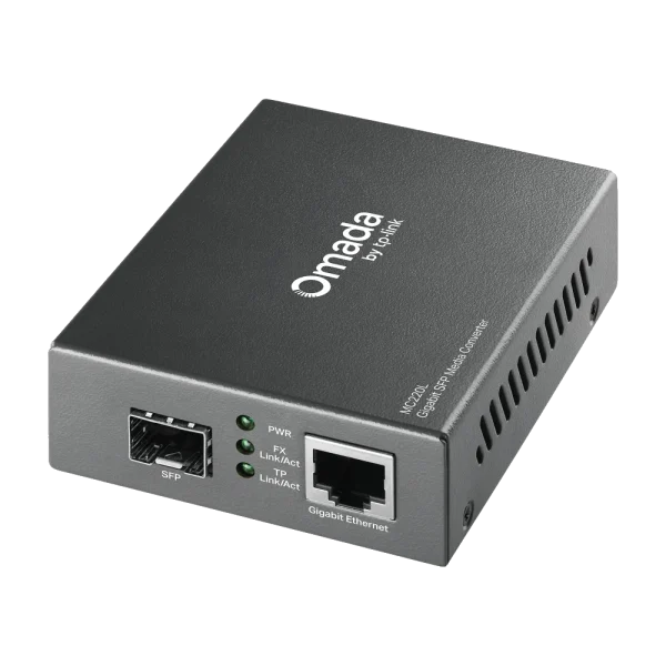 ממיר אופטי MC220L SFP-GIGA LAN מבית OMADA