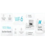 HX220 AX1800 Mesh WiFi מבית TP-LINK