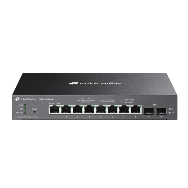 מתג PoE מנוהל SG2210XMP-M2 מבית OMADA